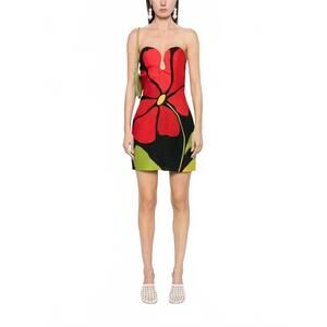 slim fit dress slacks CALA DE LA CRUZ Laia Dress Paradiso